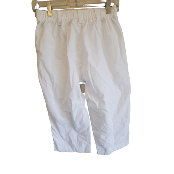 NWT Karen & Scott Women's White Petite Woven Drawstring Capri Pants Size PP - Picture 2 of 8